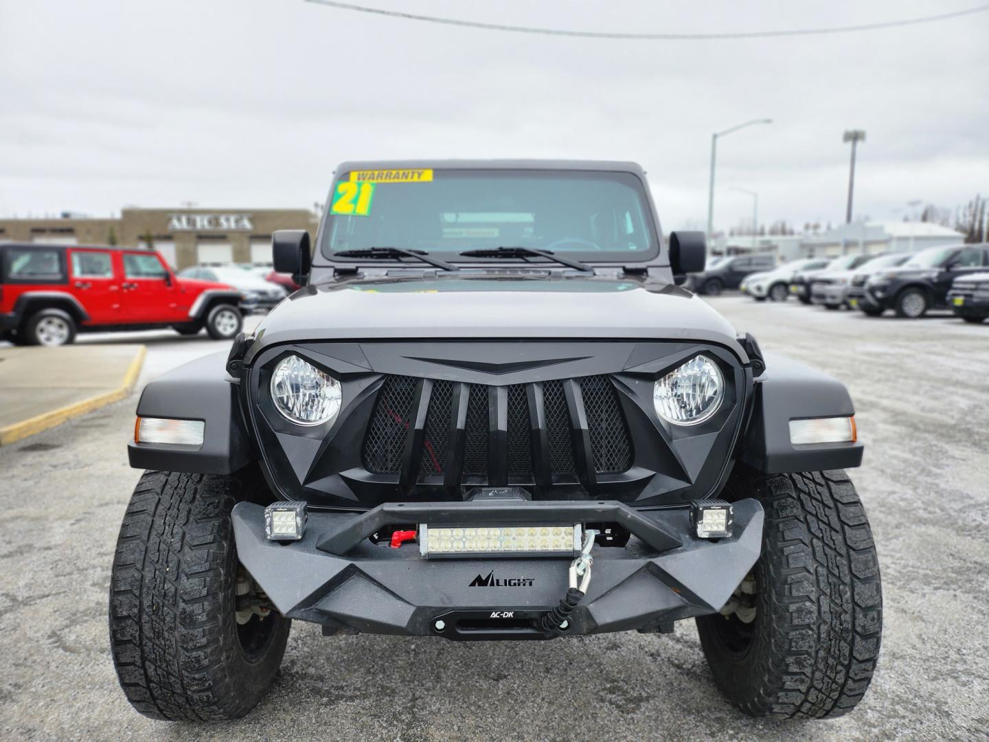 2019 BLUE /Black JEEP WRANGLER SPORT (1C4GJXAG7KW) with an 3.6L engine, 6-Speed Manual transmission, located at 1960 Industrial Drive, Wasilla, 99654, (907) 274-2277, 61.573475, -149.400146 - Photo#1